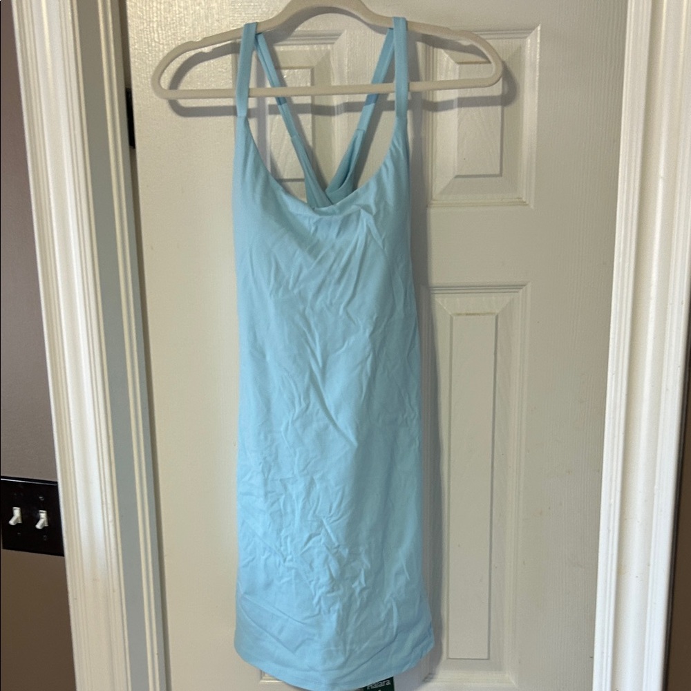 New halara Light Blue Sleeveless Dress